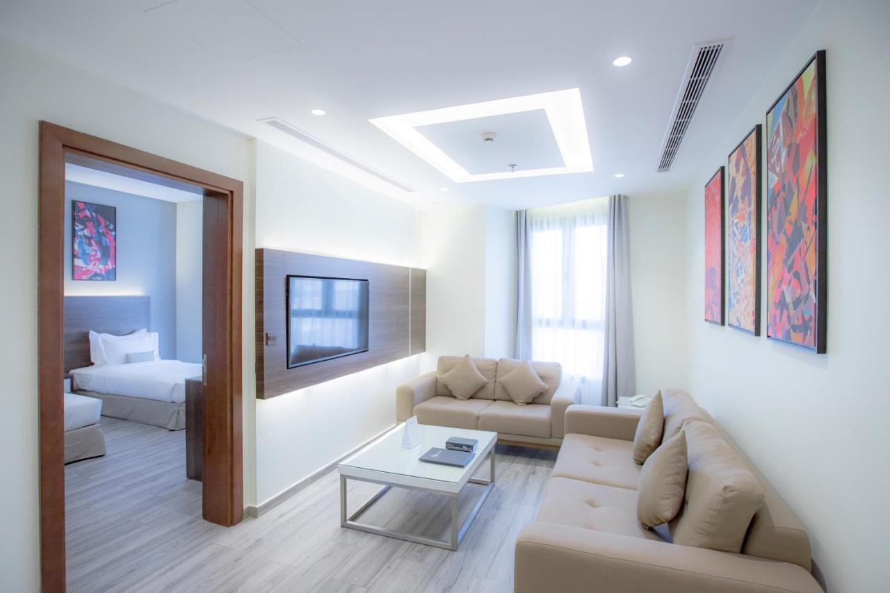 Hafawah Suites Medina Bagian luar foto