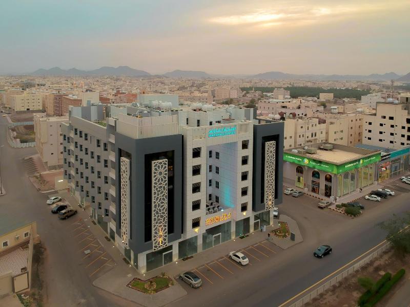 Hafawah Suites Medina Bagian luar foto