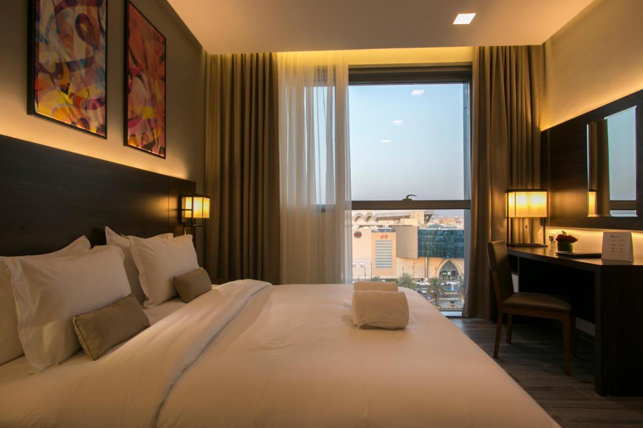 Hafawah Suites Medina Bagian luar foto